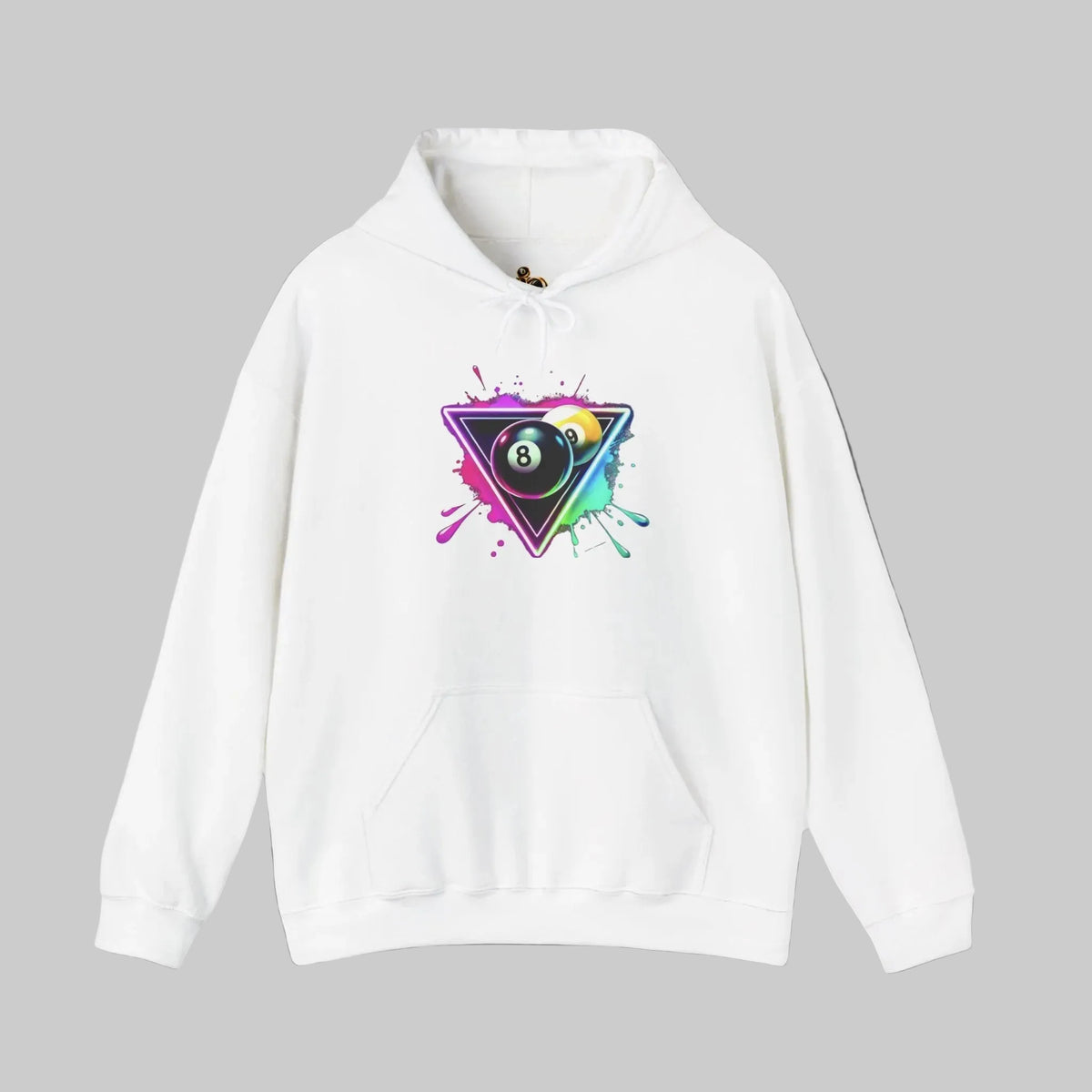 Neon 8-Ball and 9-Ball Hoodie