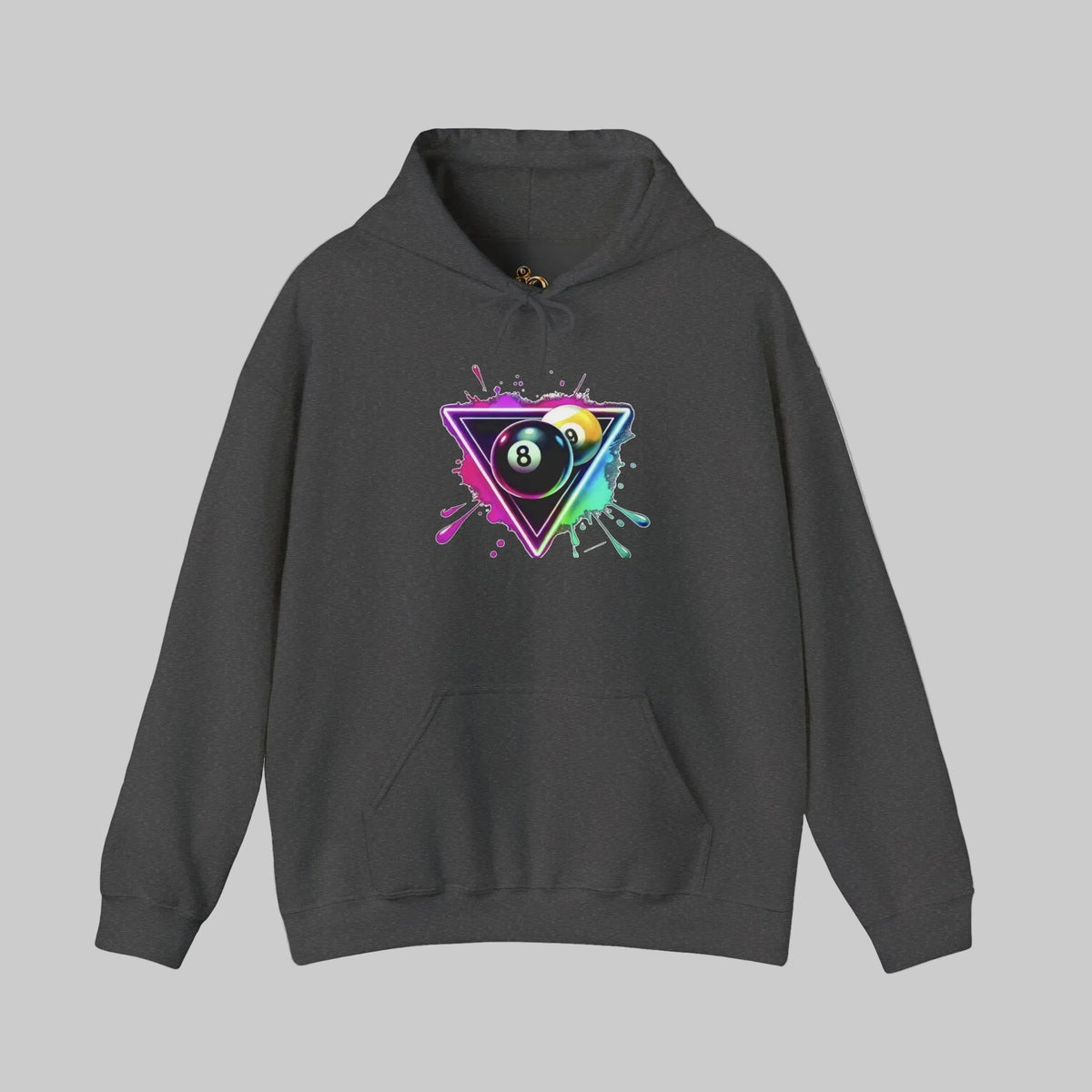 Neon 8-Ball and 9-Ball Hoodie