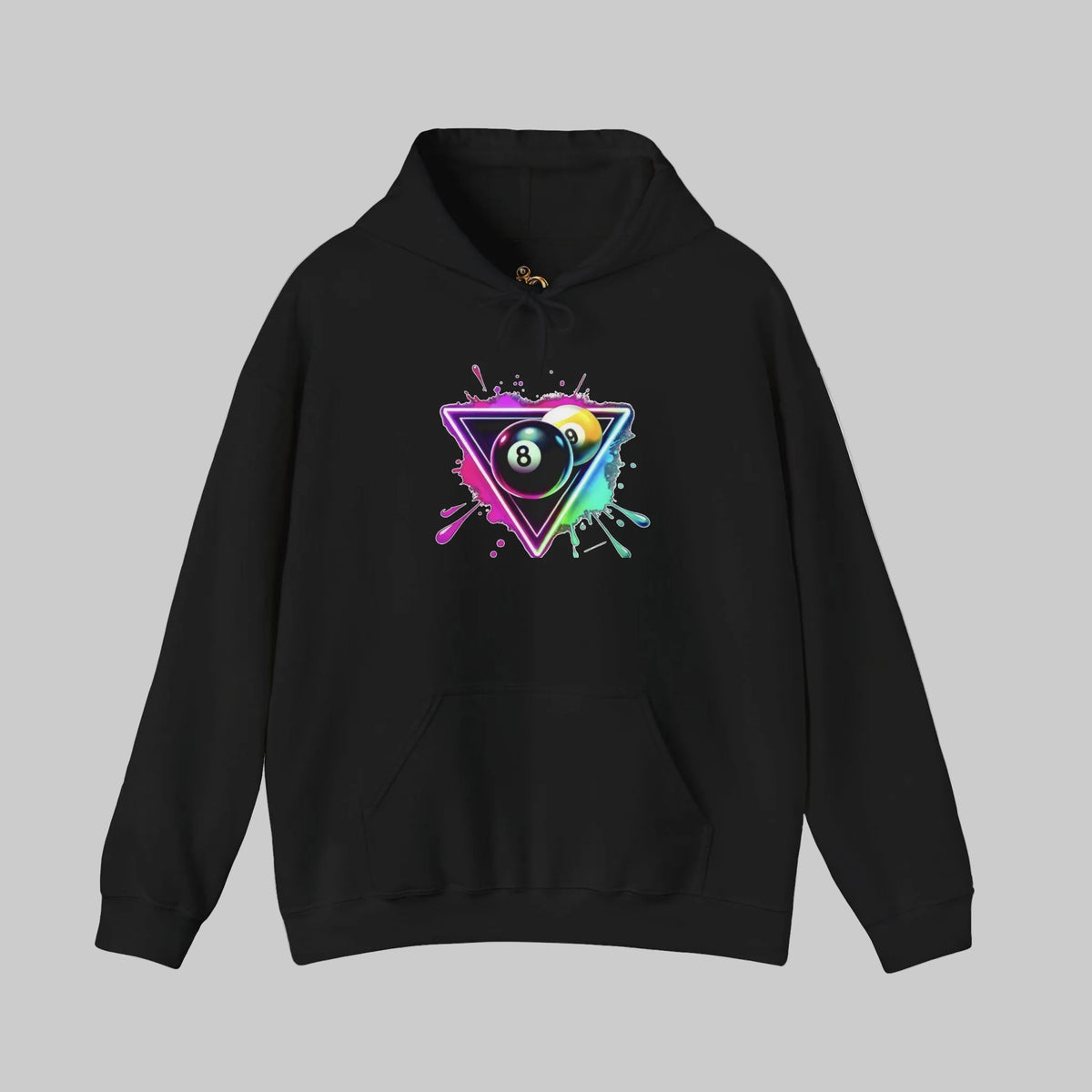 Neon 8-Ball and 9-Ball Hoodie
