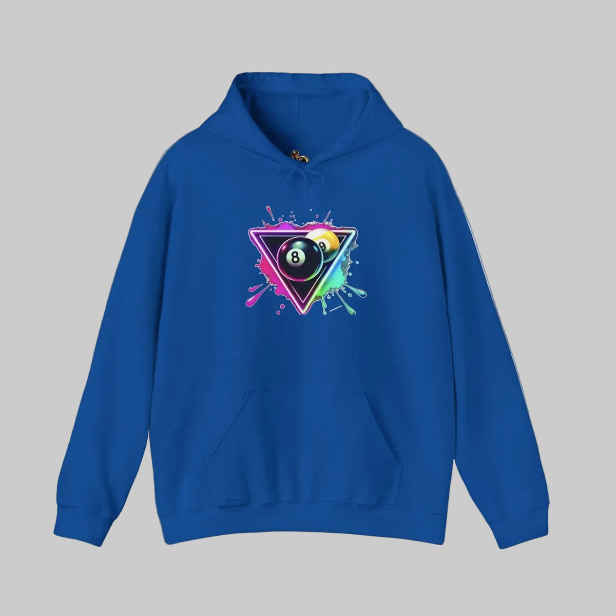 Neon 8-Ball and 9-Ball Hoodie