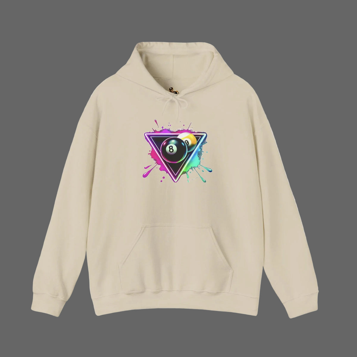 Neon 8-Ball and 9-Ball Hoodie